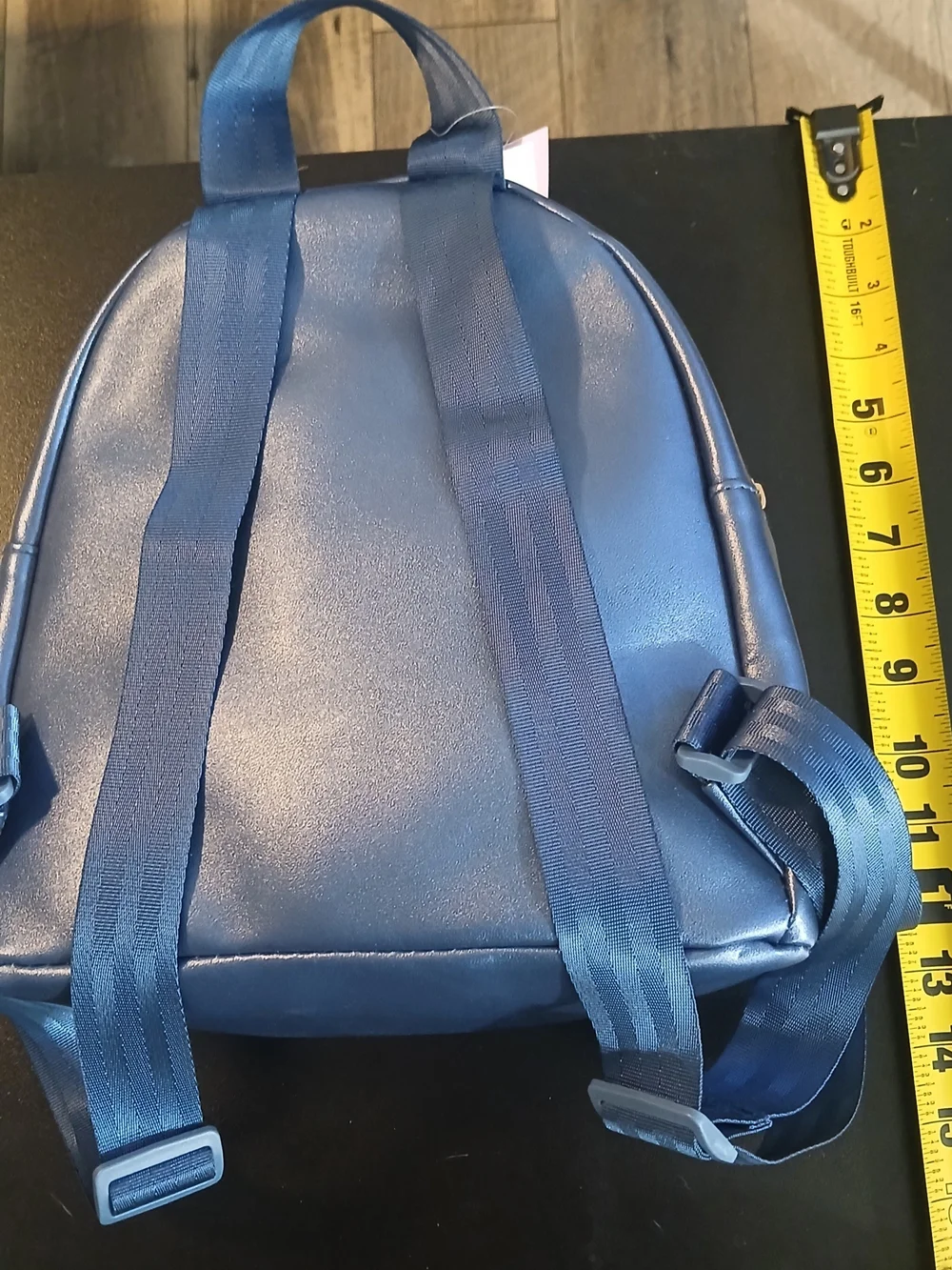 Disney Blue Castle Mini Backpack with Floral Accents